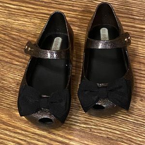 Mini Melissa Ultragirl Silk Bow Shoe